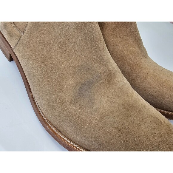 ORO The Classic Men\'s Size 13 Tan Chelsea Boots Calf Suede Pull On Ankle Booties main image 12